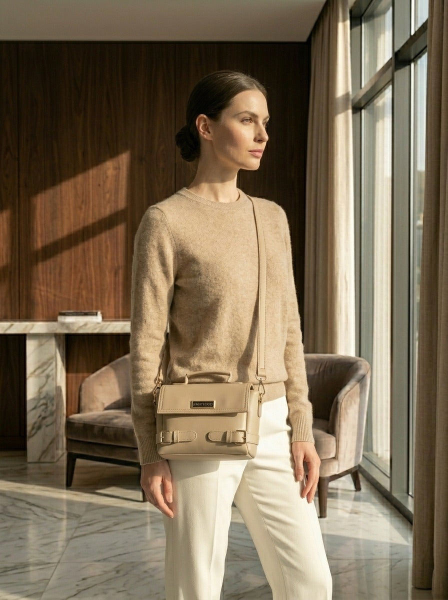Kayla Crossbody Bag Beige