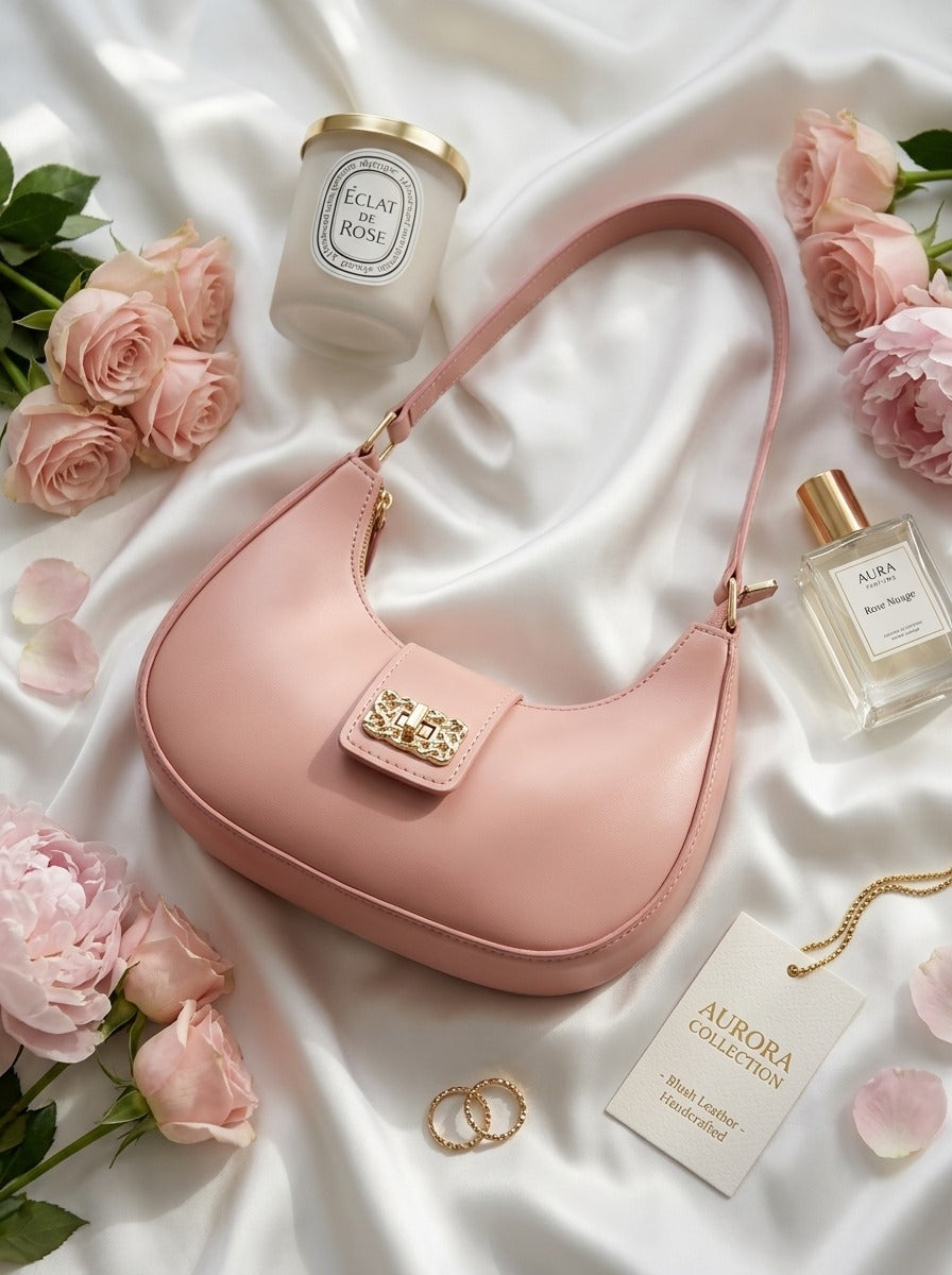 Bella Luxe Shoulder Bag Pink