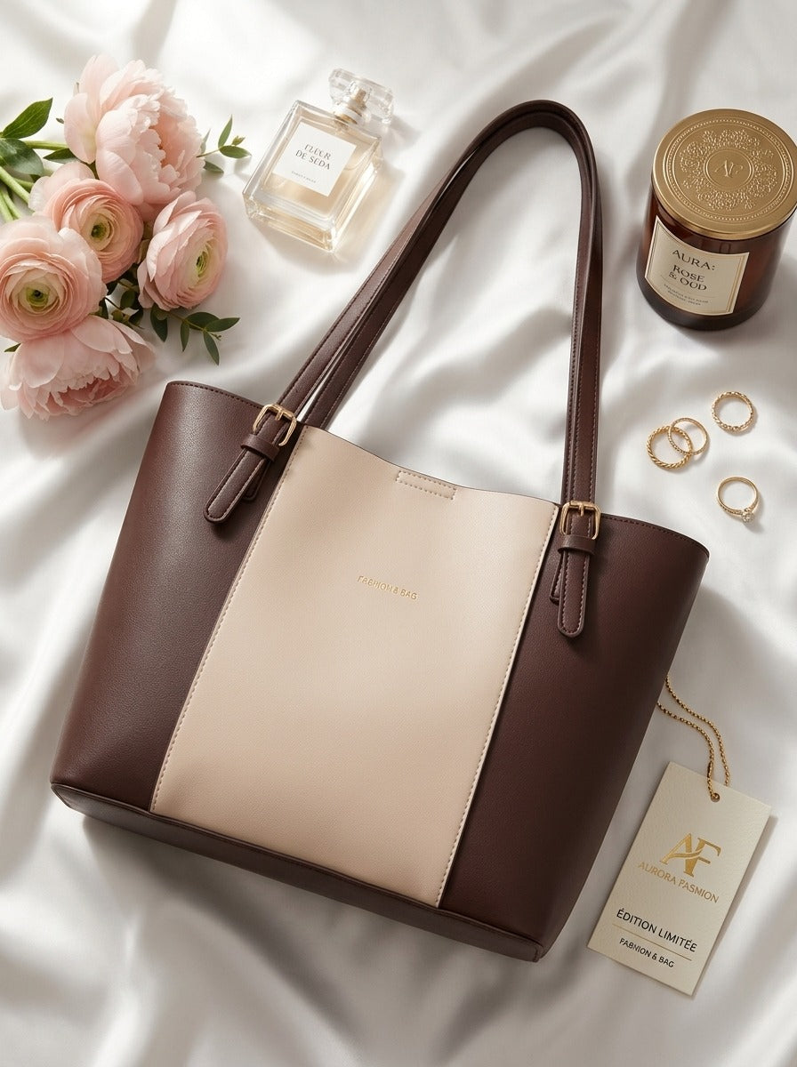 Elegance Duo Tote Bag Coffee