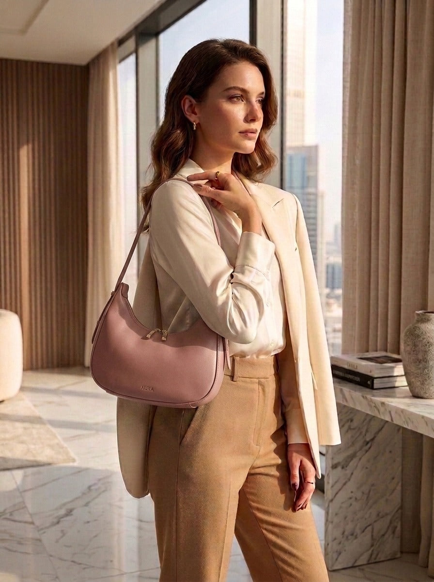 Moon Luxe Shoulder Bag Pink
