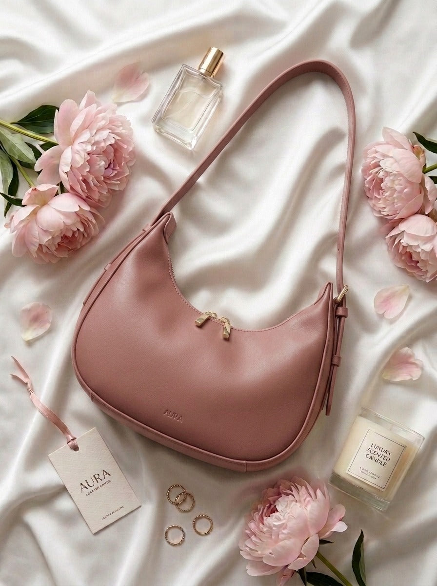Moon Luxe Shoulder Bag Pink