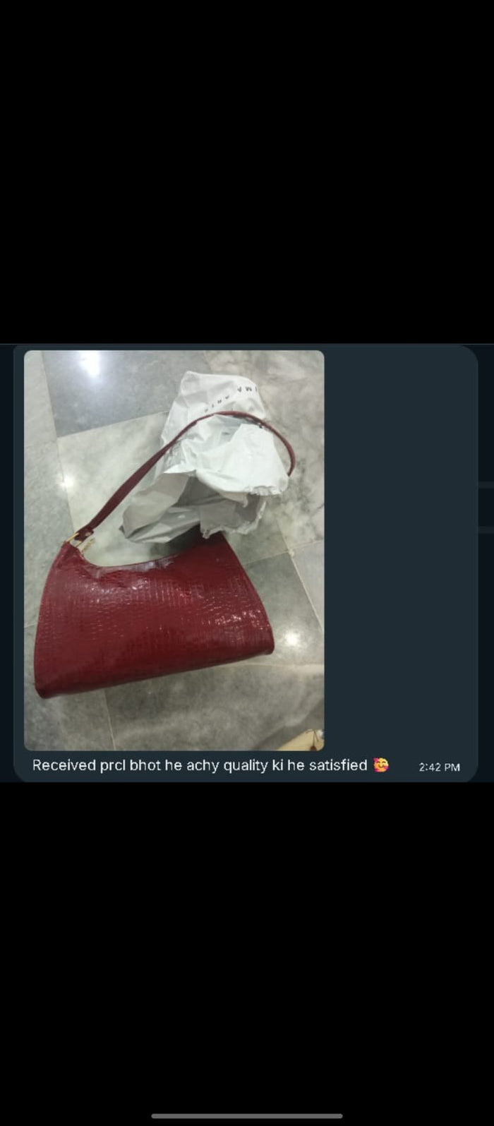 Customer review screenshot