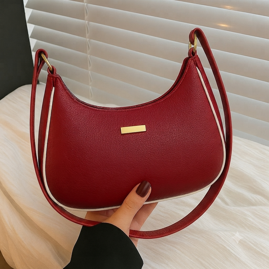 BM13 Shoulder Bag Maroon