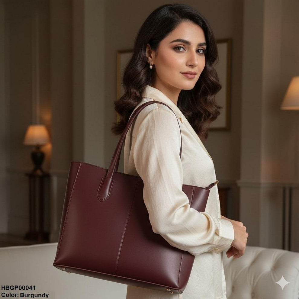 Amal Tote Bag Maroon